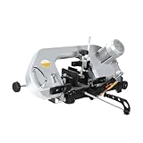 Prestazioni potenti: la a nastro portatile da 250 W è dotata di un robusto motore da 250 W, progettato for tagli ad alta efficienza e precisione, che la rendono la scelta e sia for lavori di taglio di metallo che di legno