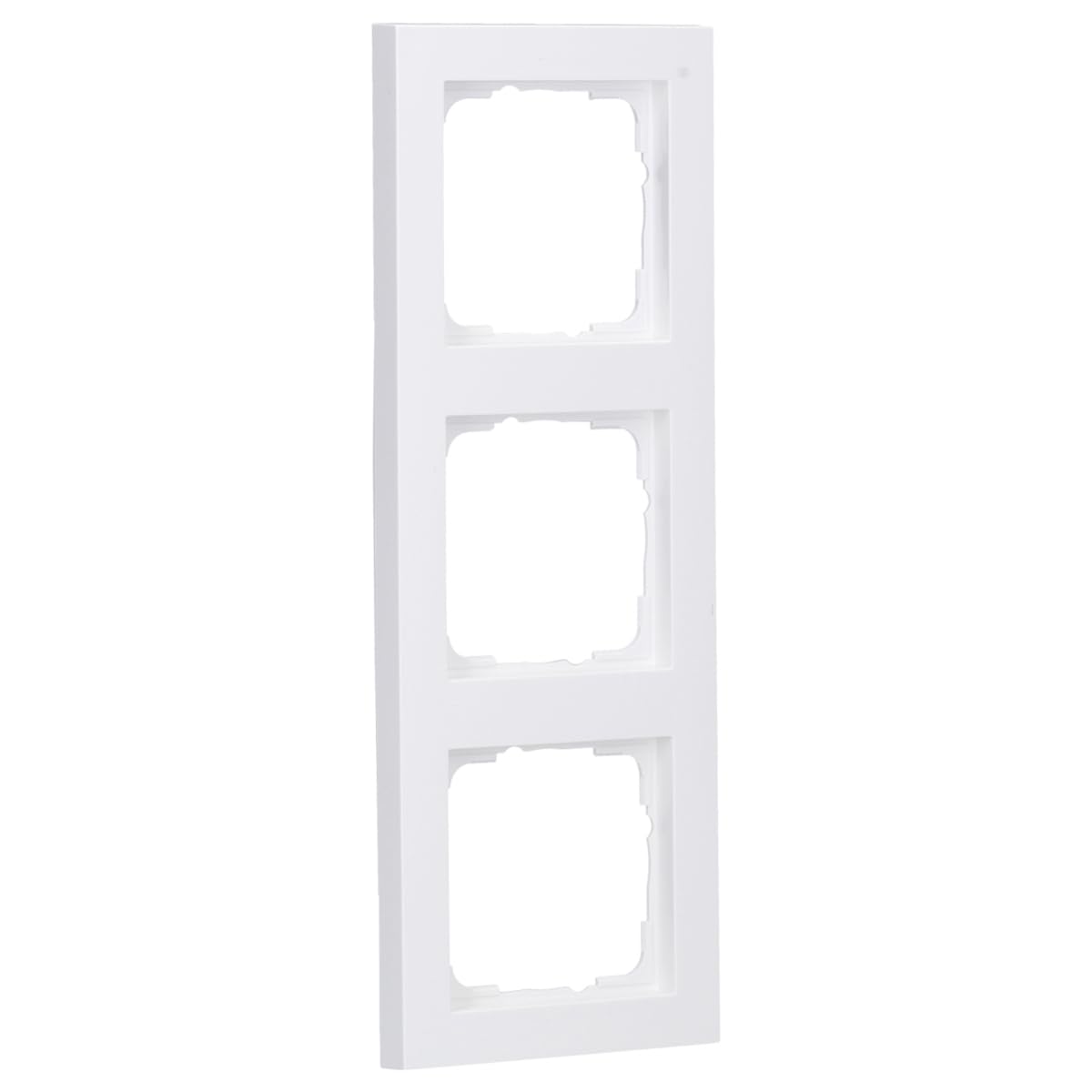 Gira White 21322 E2 Frame Triple Unit Pure Matte, 021322