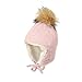 Produktbild Sterntaler Inka-Mütze für Mädchen mit Kunstfell-Bommel, kuscheligem Innenfutter und Glitzermotiv, Alter: 18-24 Monate, Größe: 51, Zartrosa