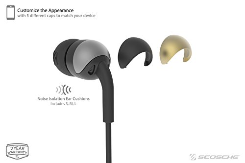 Scosche Idr301L Wired Earbuds For Apple Lightning Devices With Built-In Microphone And Remote, Black #TOP5