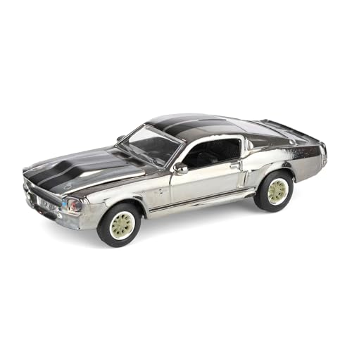 Greenlight 1/64 Ford Mustang Eleanor 1967 Plata miniatura 1