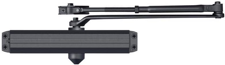 Adjustable Door Closer Matte Black
