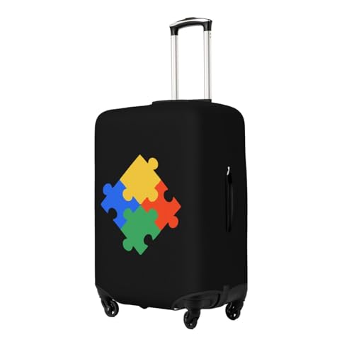 Autism Awareness Luggage Cover Multi Size Travel Luggage Protective Cover2