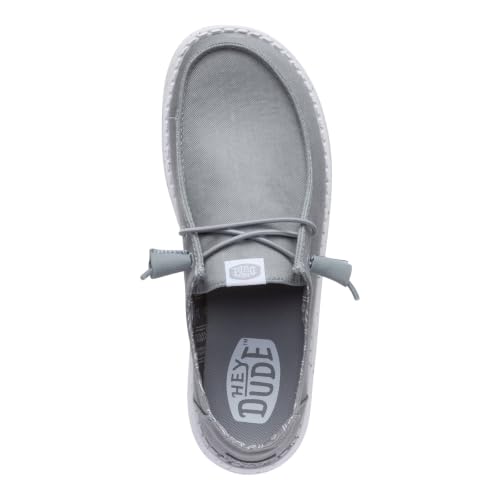 Image of HEYDUDE Women's Wendy Stretch Canvas Slip On Shoes | Easy On Loafer