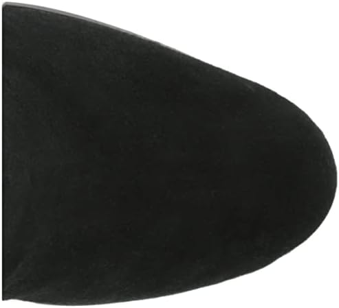 Clarks Women's Karamo Mid Fashion Boot, Black Suede, 10 | Image 4