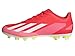 adidas X Crazyfast Club Flexible Ground Soccer Cleats Solar Red/White/Team Solar Yellow Men's 13, Women's 14 Medium