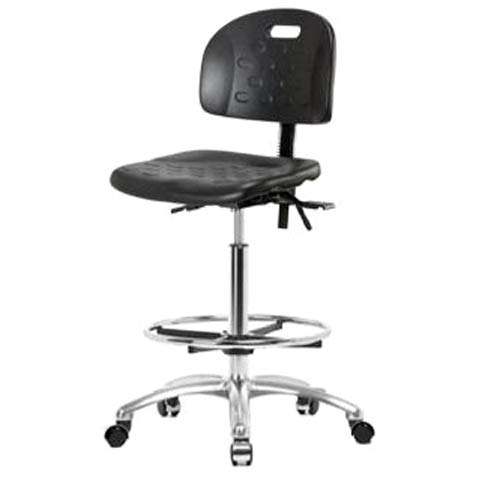 Tabouret de comptoir industriel ajustable pour atelier et bureau de dessin Thomas ECOM