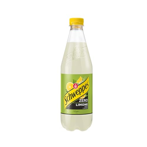 Schweppes, Bibita Gassata Limone Zero, Bottiglia da 1 L, Zero