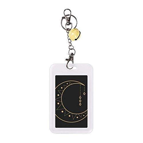 Badge de protection pour carte de crédit jaune lune pour sécuriser vos trajets