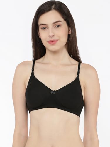 Image of Softline Women's Cotton Rich Wire-Free Non-Padded Molded Bra Combo | Full Coverage & Breathable Comfort | Lightweight, Skin-Friendly Everyday Wear (Pack of 2)