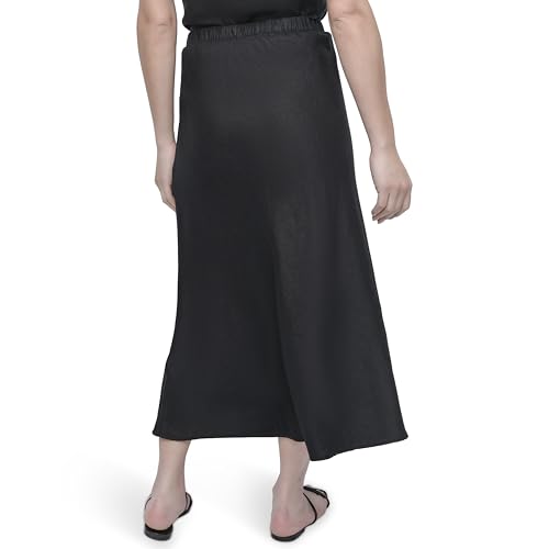DKNY Women's Lightweight Linen Midi Skirt4