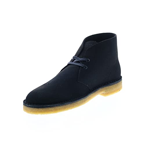 Image of Clarks Desert Boot Black Vegan 7.5 D (M)