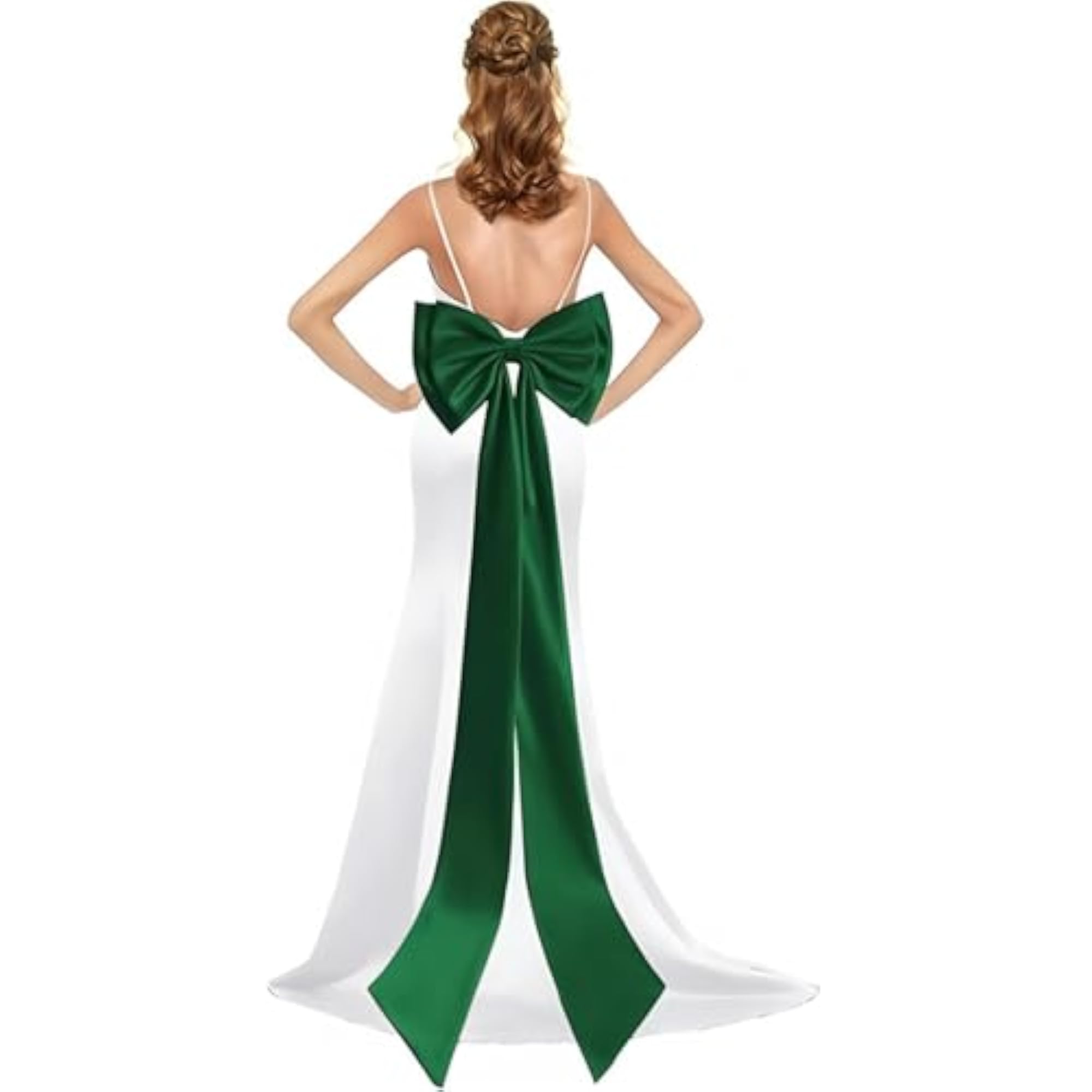 Satin Big Bow Detachable Club Cocktail Party Bow
