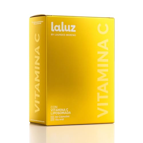 LaLuz by Lourdes Moreno | Vitamina C Liposomada de Alta Absorción | Inmunidad, Antioxidante y Energía Celular | Potencia la Luminosidad de la Piel y Estimula el Colágeno desde Dentro | 60 Cápsulas