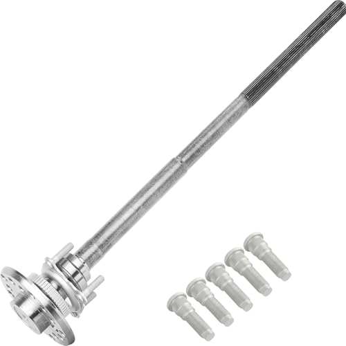Rear Axle Shaft Assembly with Axle Bearing and Seal Compatible with Jeep Wrangler 2007-2011 3.8L, Wrangler 2012-2018 3.6L, Wrangler JK 2018 3.6L, Rear Left or Right, OE 630338, 68003272AA, YAWD4421830