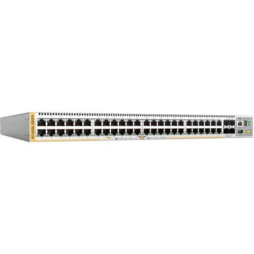 Allied Telesis 48 Port 10/100/1000T POE+ Stackable Switch with 4 SFP+ Ports