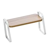 Organizadores de Estantes para Gabinetes, Organizadores de Gabinetes, Estantes de Especias Apilables Expandibles, Elevadores de Estantes para Gabinetes, Estantes de Encimera de(Estante pequeño)