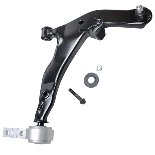 Image of Detroit Axle - Front End Suspension Kit for 2005 2006 2007 Nissan Murano, 2 Lower Control Arm with Ball Joints 2 Sway Bar End Links 4 Inner Outer Tie Rod Ends Replacement