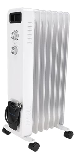 DEDRA Ölradiator DESCON DA-J1501, 1500W, 7 Rippen,...