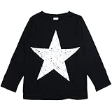 [Bee] ビー プリントTシャツ ガールズ ボーイズ 女の子 男の子 キッズ 春 秋 冬 taa05043 140cm 07.BIGSTAR×黒地