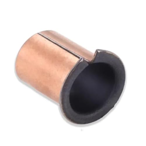 SF-1F Self-Lubricating Bronze Flanged Bushing Sleeve, 10 Pieces, Industrial Oilless Bearing with High Load Capacity and Wear Resistance (15-10x8x20 10pcs)