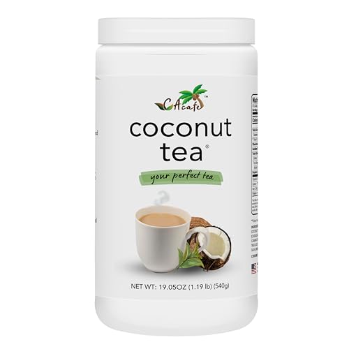 Cacafes Coconut Tea in Jar 28526 (Cane Sugar Added)