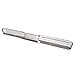 KUAFU Rear Bumper Face Bar Compatible with 1980-1986 Ford F100 / F150 / F250 / F350 Steel Silvery Bumper Chrome