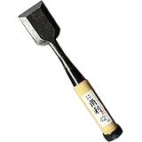 角利(KAKURI) 追入のみ 面取 白樫柄 全長215mm 刃先42mm 鑿 ノミ DIY 日曜大工 木工 道具 彫り ホゾ穴 41921