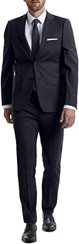【URBAN RESEARCH】ブラックスーツ サイズ42 セール】『イージーケア』LIFE STYLE TAILOR カルゼストレッチ