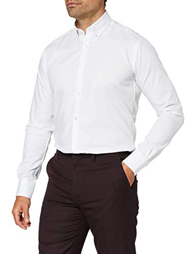 Kustom Kit Oxford Twill L/S Camicia Business