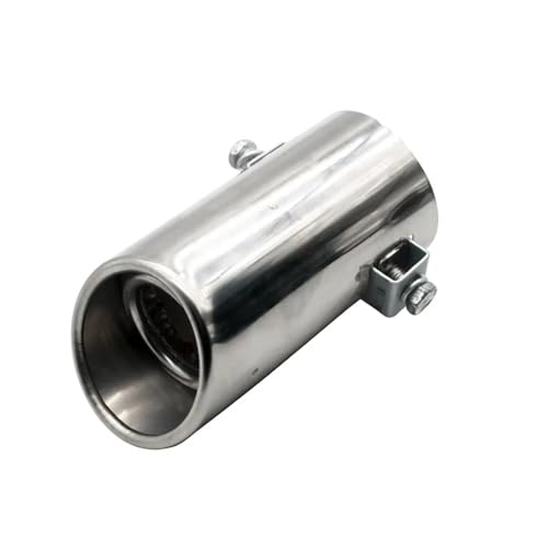 Embout silencieux d'échappement universel voiture inox plat pour tube de queue arrière type A
