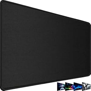 Large Gaming Mouse Pad,31.5″x15.7″ Durable Extended Large Mouse Pad with Stitched Edges, Non-Slip Base, Waterproof, Large Mouse Pad for Gamer, Office, Home, Nebula