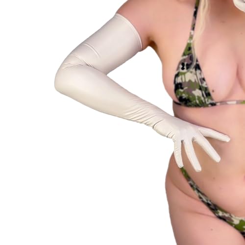 DooWay Super Long latex Gloves Women 28