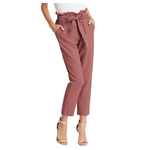 25 Summer to Fall Transitional Outfits for Women (Complete Style Guide) Paper Bag Waist Pants