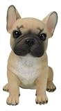 Ebros Realistic Lifelike French Bulldog Puppy Statue 7