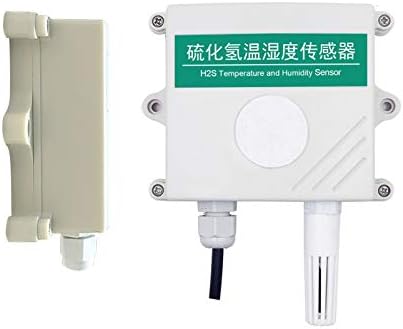 Taidacent Industrial RS485 Modbus RTU 4-20mA 0-5V 0-10V Output 0-100PPM Hydrogen Sulfide Sensor H2S Gas Detector/Monitor Transmitter (RS485 0-100PPM with Temprature Humidity)