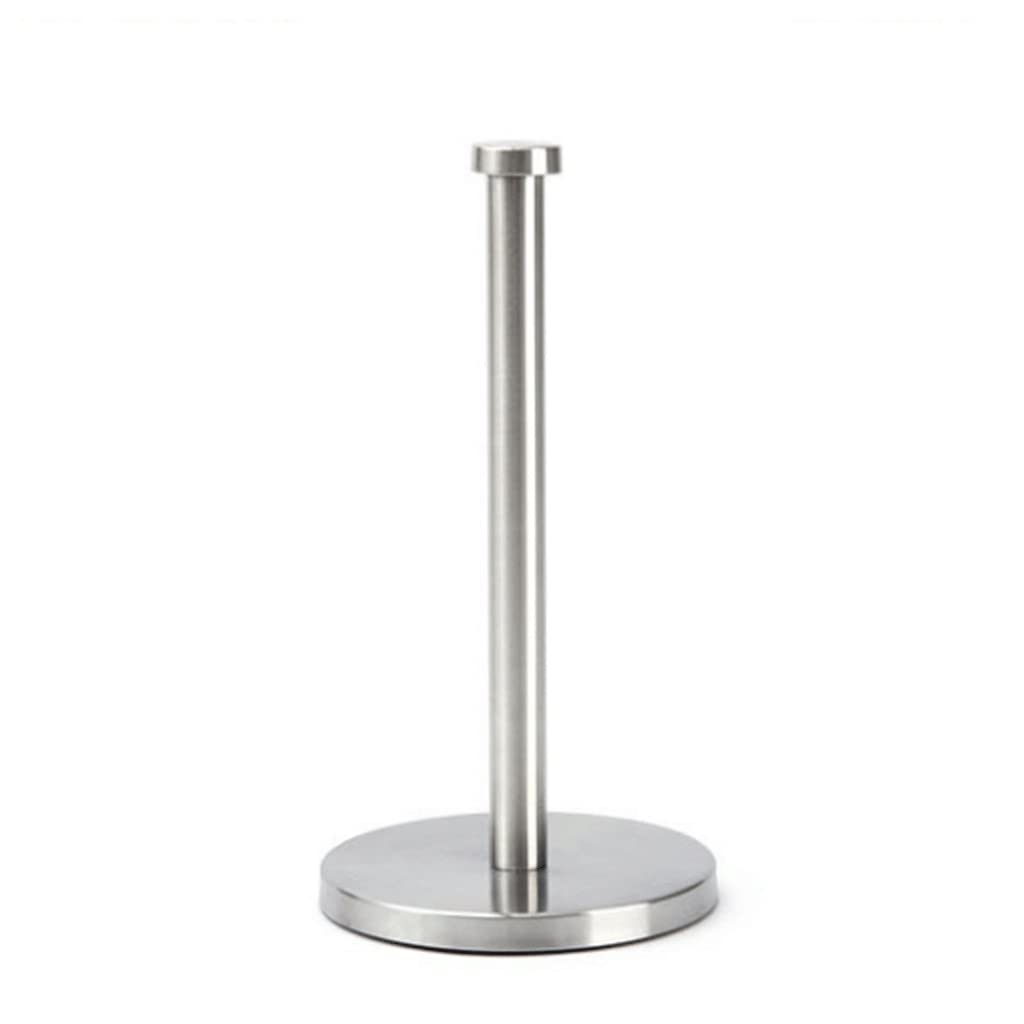Soporte de pie en acero inoxidable de alta calidad para almacenamiento elegante de rollos