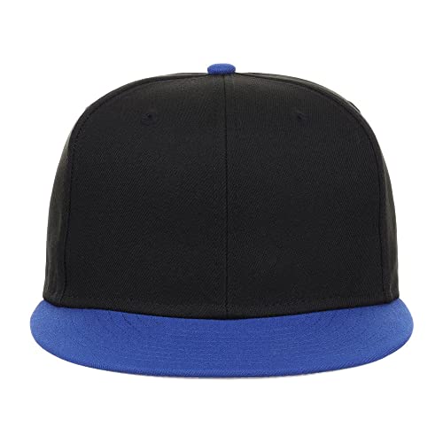 Image of Lids Blank Premium Full Court w /Colored Under Visor Fitted Cap