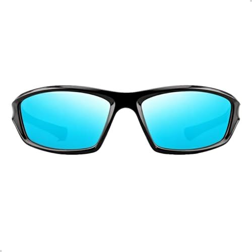 Oculos De Sol Masculino Esportivo Bike Corrida Ciclista Esporte Proteção UV (AZUL)