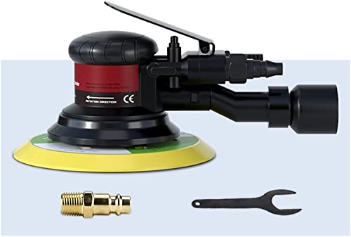 ATAAY Buffer Pneumatischer Handschleifer mit Luftschleifer, 125 mm / 150 mm Vakuum-Exzenter-Polier-/Schleifmaschine, pneumatische Werkzeuge für Boot, Auto-Polieren und Wachsen, effizien