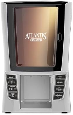ATLANTIS Compact Coffee Machine with 2 Lane Hot Beverage Dispensing Option – Space Saving, Cost Effective Solution | For Shops, Offices, Hotels, Restaurants and Clinics