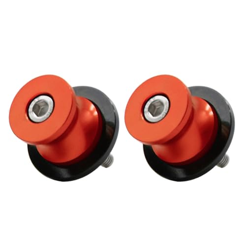 Hsthe Sea 2er-Pack Universal M10 Schwingenständer, Bobbins Spool Racing Adapter Schwingenschutz Reparaturständer, Motorradständer für Duke 125 200 250 390 690 790 890