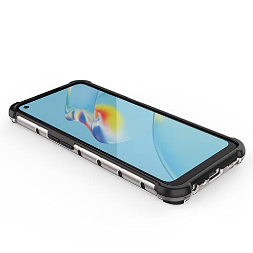 Image of Glasgow Back Case Cover Compatible with Oppo A54 (Stylish Design) -Black