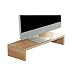 Produktbild Monitorständer Riser Wood Computerbildschirmständer Riser Storage Desktop Organizer für Laptop-Drucker Office-Wood Farbe 50X20cm (20x8inch)