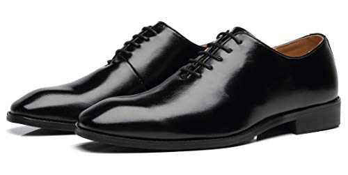 Mens Dress Shoes Wholecut Oxford Fashion Formal Leather Lace Up Shoes for Men4
