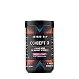 BEYOND RAW Concept X, Clinically Dosed Pre-Workout Powder, Contains Caffeine, L-Citrulline, Creatine, and Beta-Alanine, Sweet & Tart Flavor, 20 Servings