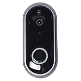 BMBN Door Bell, 720P/1080P WiFi Wireless Video Doorbell Two-Way Talk Intercom Smart Ring Door Bell Audio Infrared Night Vision Camera Silver