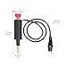 QWORK Spark Plug Tester, 2 Pack Automotive Ignition Coil Tester, Autos Diagnostic Test Tool, Spark Checker Ignition Spark Circuit Tester