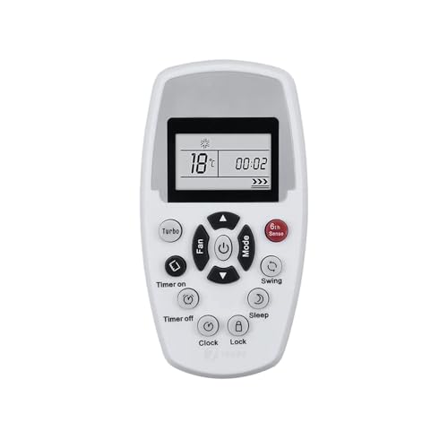 Image of 7SEVEN Compatible with Whirlpool AC Remote Control Model 110A Suitable for 1 1.5 2 Ton Split and Window Air Conditioner - Match Each Key by Key Exactly with Existing AC Remote Function