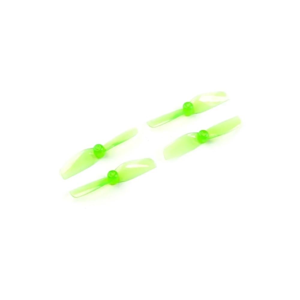 40MMX2 Hélice Reforzada de 40 mm 2 Palas Eje 1,0 for Moblite7 Whoop Drone y RC FPV Quadcopter Mantenimiento propulsión Pieza x (2 Pares)(4 Pairs Green)